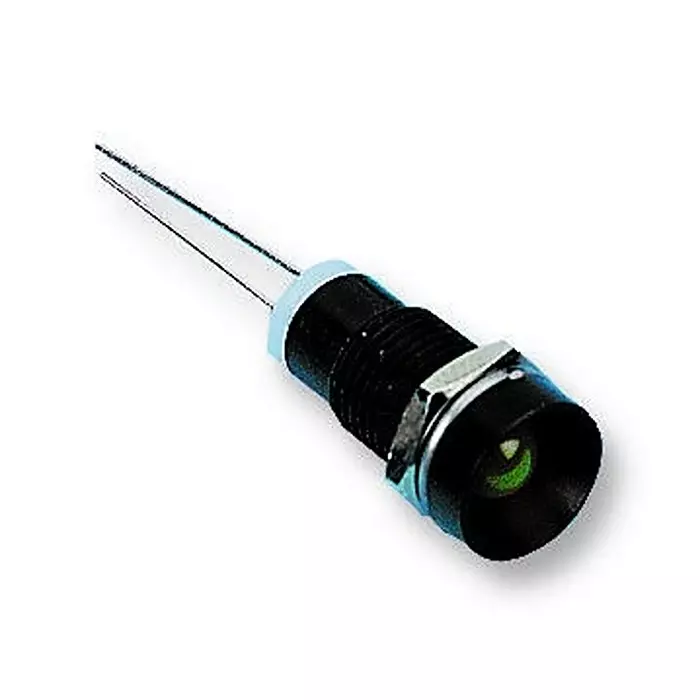 MULTICOMP PRO LED Single Colour Indicators LED INDICATOR, 5MM LED, 8MM HOLE GREEN, MC19051001
