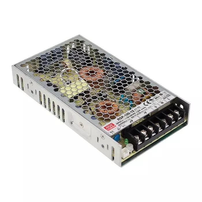 Mean Well POWER SUPPLY, AC-DC, 7.5V, 13.5A, RSP-100-7.5