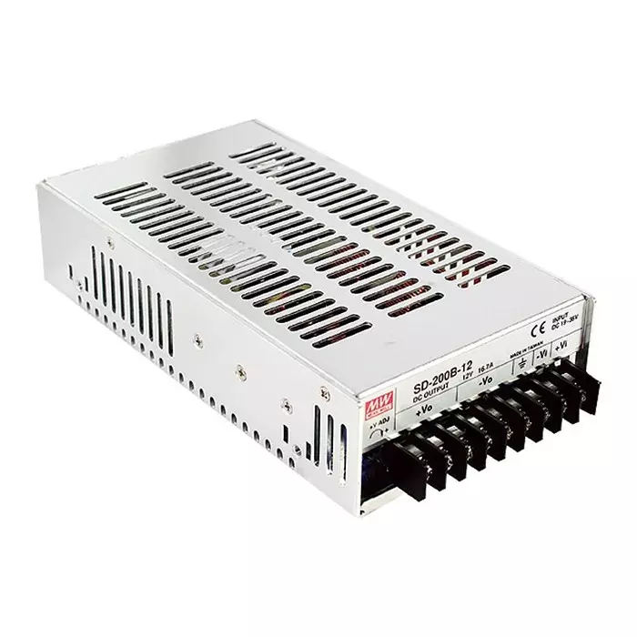 Mean Well DC-DC CONVERTER, 48V, 4.2A, SD-200D-48