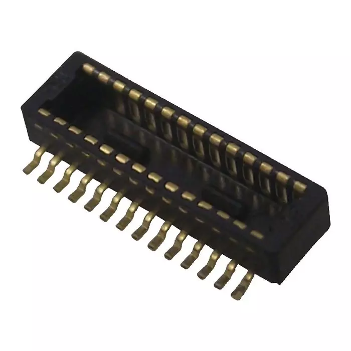 HIROSE(HRS) CONNECTOR, STACKING, HEADER, 24POS, 2ROW, DF40C-24DP-0.4V(51)