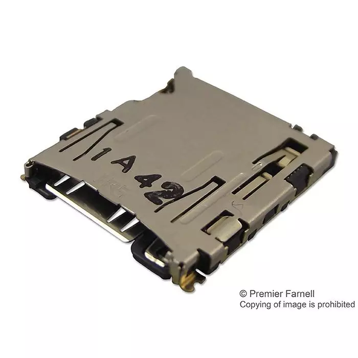 HIROSE(HRS) CONNECTOR, MICRO SD, STANDARD, 8POS, SMT, DM3AT-SF-PEJM5 (Pack of 1500 Pcs)