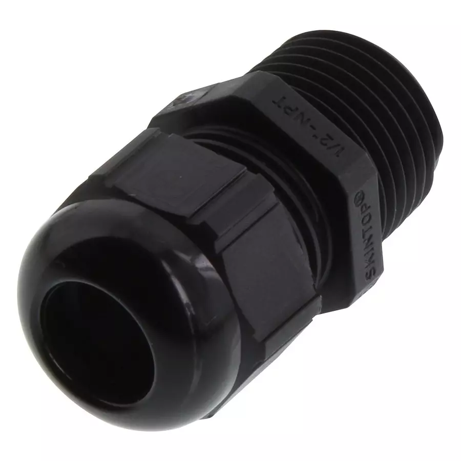 Lapp CABLE GLAND, 1/2" NPT, PA, 5-12MM, BLK, S2112