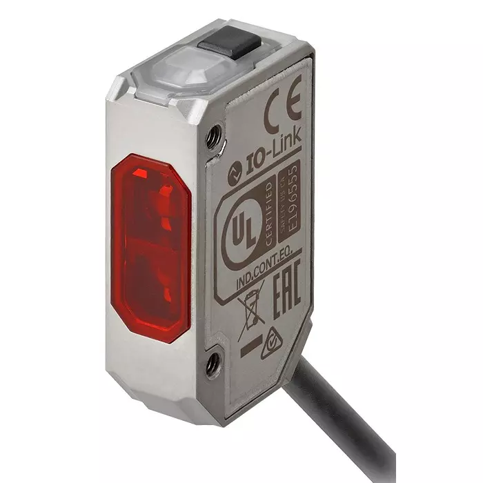 OMRON INDUSTRIAL AUTOMATION PHOTO SENSOR, BACKGROUND SUPPRESS, 80MM, E3AS-L80MD 2M