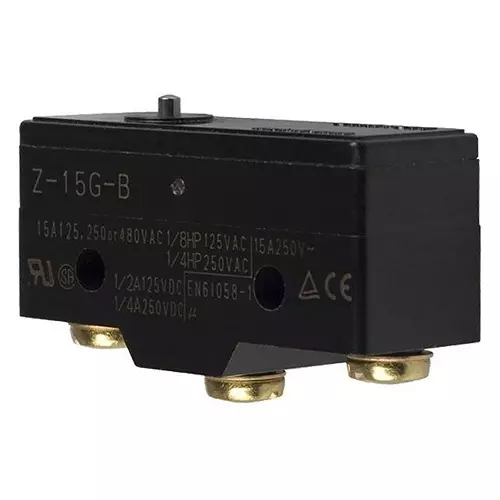 OMRON INDUSTRIAL AUTOMATION MICROSWITCH, PLUNGER, SPDT, 15A, 250V, Z-15GQ-B7-K