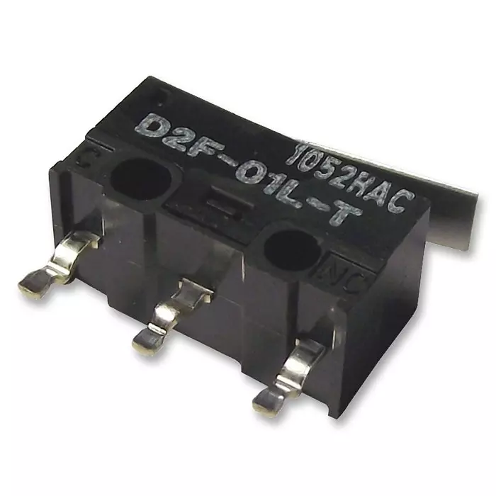 OMRON ELECTRONIC COMPONENTS MICROSWITCH, HINGE LEVER, 0.1, D2F01LT