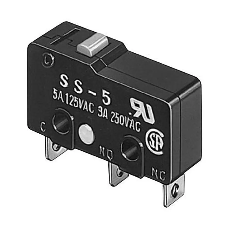 OMRON ELECTRONIC COMPONENTS MICROSWITCH, SPST, 10.1A, 250VAC, 150GF, SS103