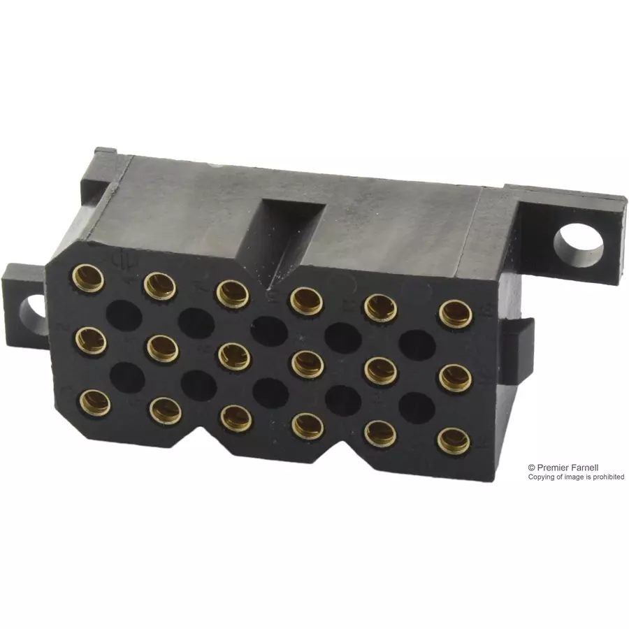 SOURIAU-SUNBANK / EATON SOCKET, PCB, 18WAY, SMS18GE3