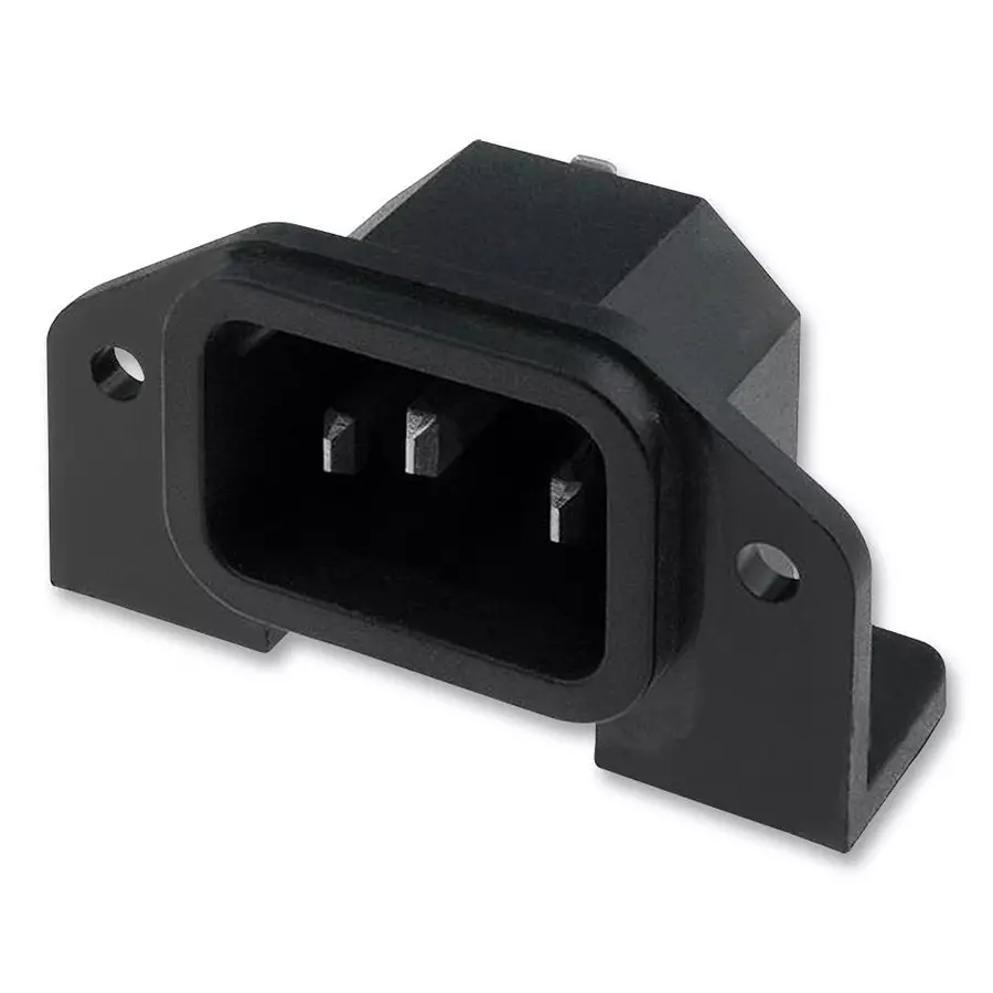 BULGIN LIMITED IEC C14 INLET, PCB, 10A 250V, FLANGE, PX0580/PC