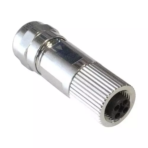 BULGIN LIMITED M12 SENSOR CONN, FEMALE, 4POS, T CODED, PXMBNI12FBF04TSCPG7.
