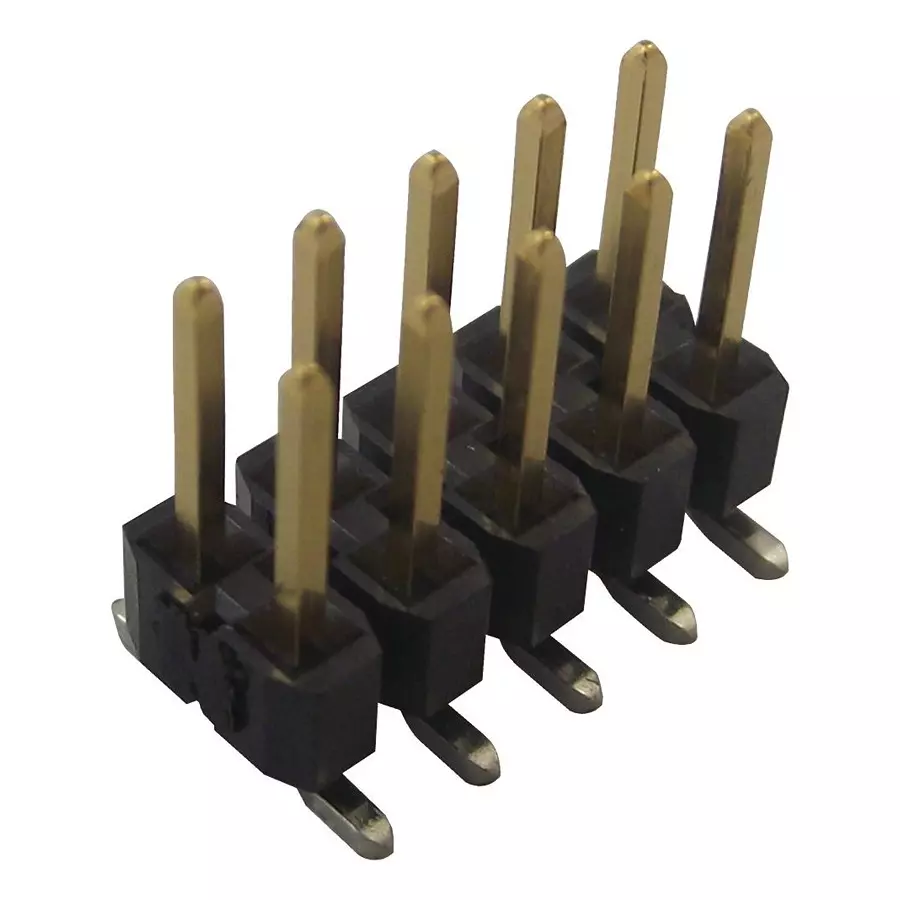 SAMTEC HEADER, 2.54MM, SMT, 2X5WAY, TSM-105-01-L-DV