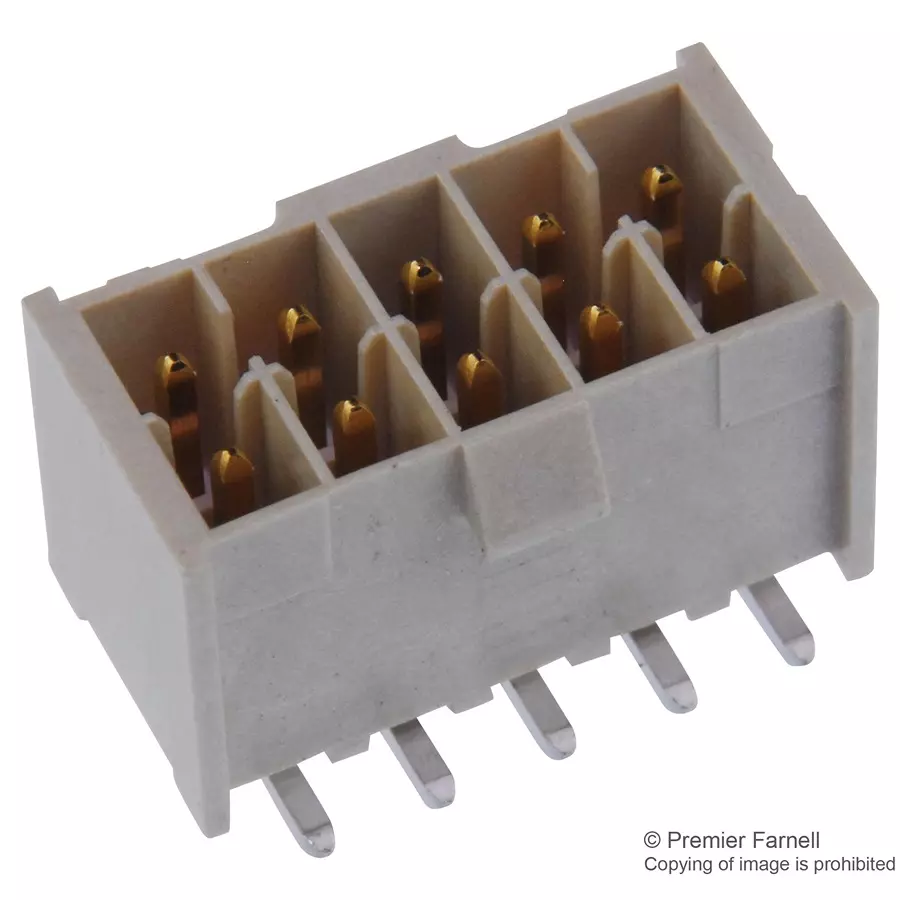 SAMTEC CONNECTOR, HEADER, 6POS, 2ROW, 2.54MM, IPL1-103-01-L-D-K