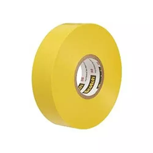 3M ELECTRICAL INSUL TAPE, PVC, 66FT X 0.75", 35 YELLOW  (3/4X66FT)