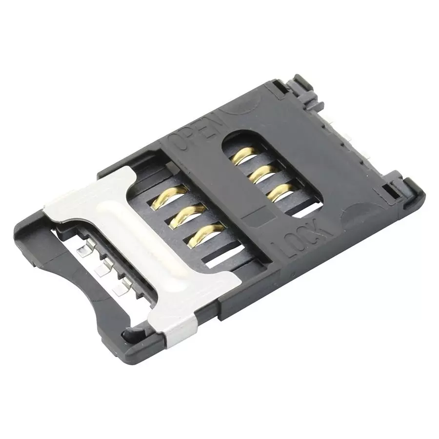 C&K COMPONENTS Connector, Sim, 6Pos, CCM03-3009 LFT R102