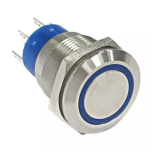C&K COMPONENTS Anti Vandal Switch, Dpdt, 3A, 28Vdc, Grn, ATP19SL3624B0DA03Q