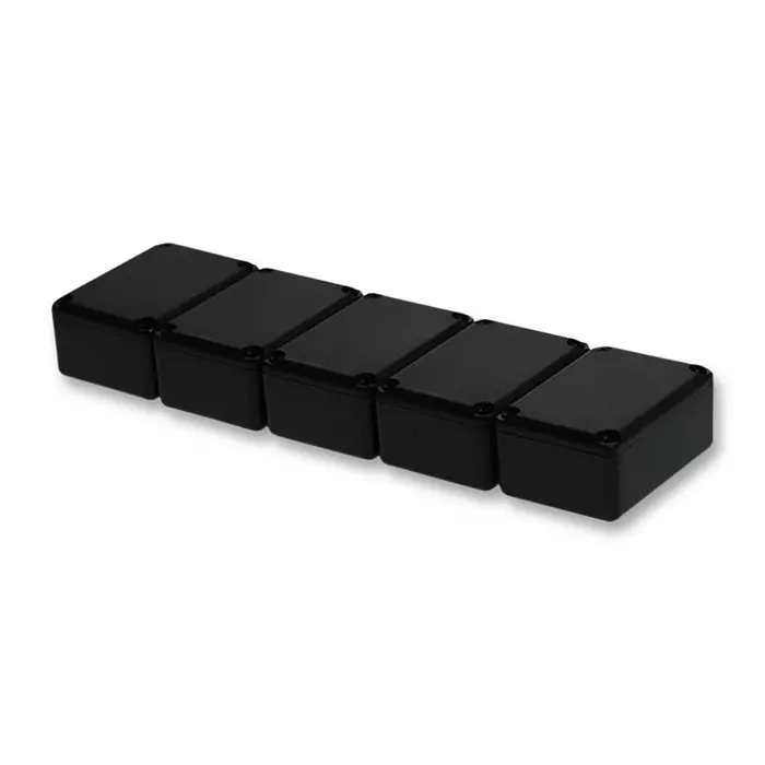 CAMDENBOSS Box, Abs, Black, 18X40X28 mm, Pk5, RX2006/S-FIVES (Pack of 5)