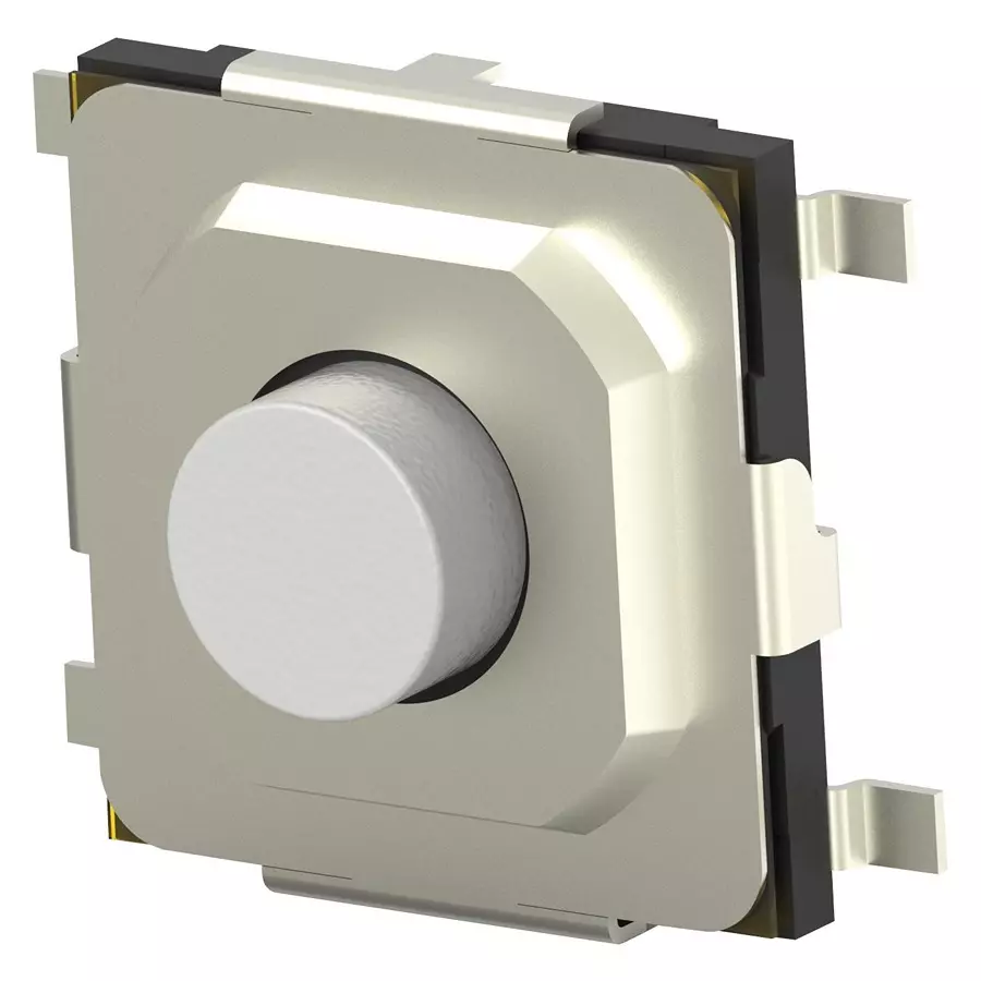 ALCOSWITCH - TE CONNECTIVITY Tact Switch, Spst-No, 0.05A, 12Vdc, Smd, MSLPT5252CG2WTR (Pack of 10)