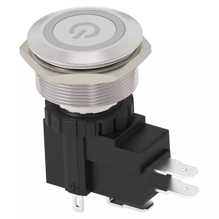 ALCOSWITCH - TE CONNECTIVITY Anti Vandal Sw, 16A, 125V, Spdt, 25.2 mm, AVH25MSSFE16121604.
