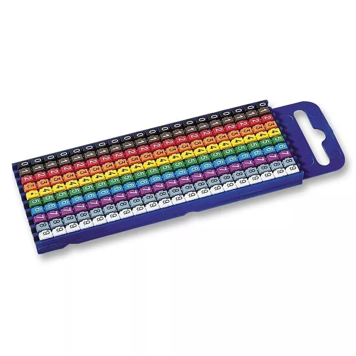HELLERMANNTYTON Cable Marker, Colour, 1.5 mm-2.5 mm, Pk200, W2-270 (Pack of 200)