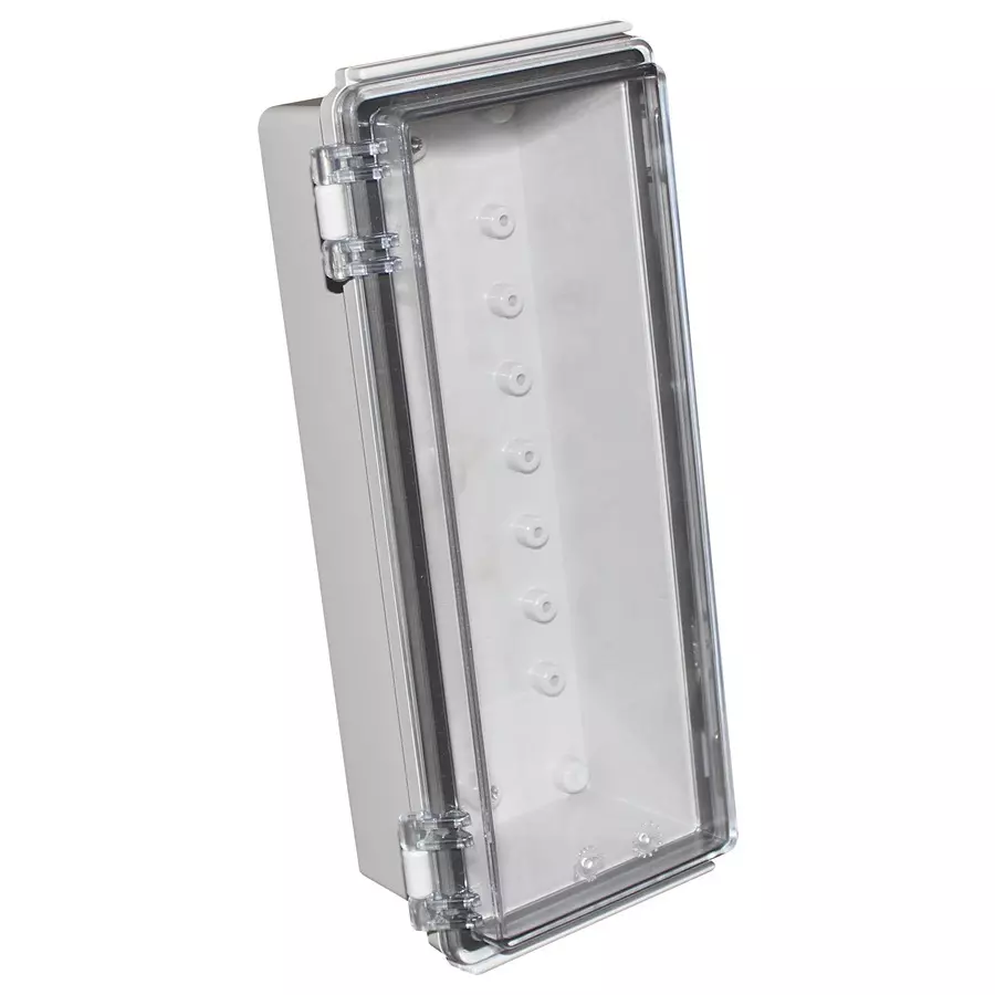 CAMDENBOSS Enclosure, Multipurpose, Pc, Grey/Clear, CHDX8-222C