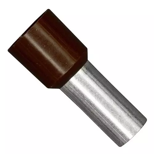 JST (JAPAN SOLDERLESS TERMINALS) Ferrule, Insulated, Fr, 10 mmsq., Pk50, FWE10-12 (Pack of 50)
