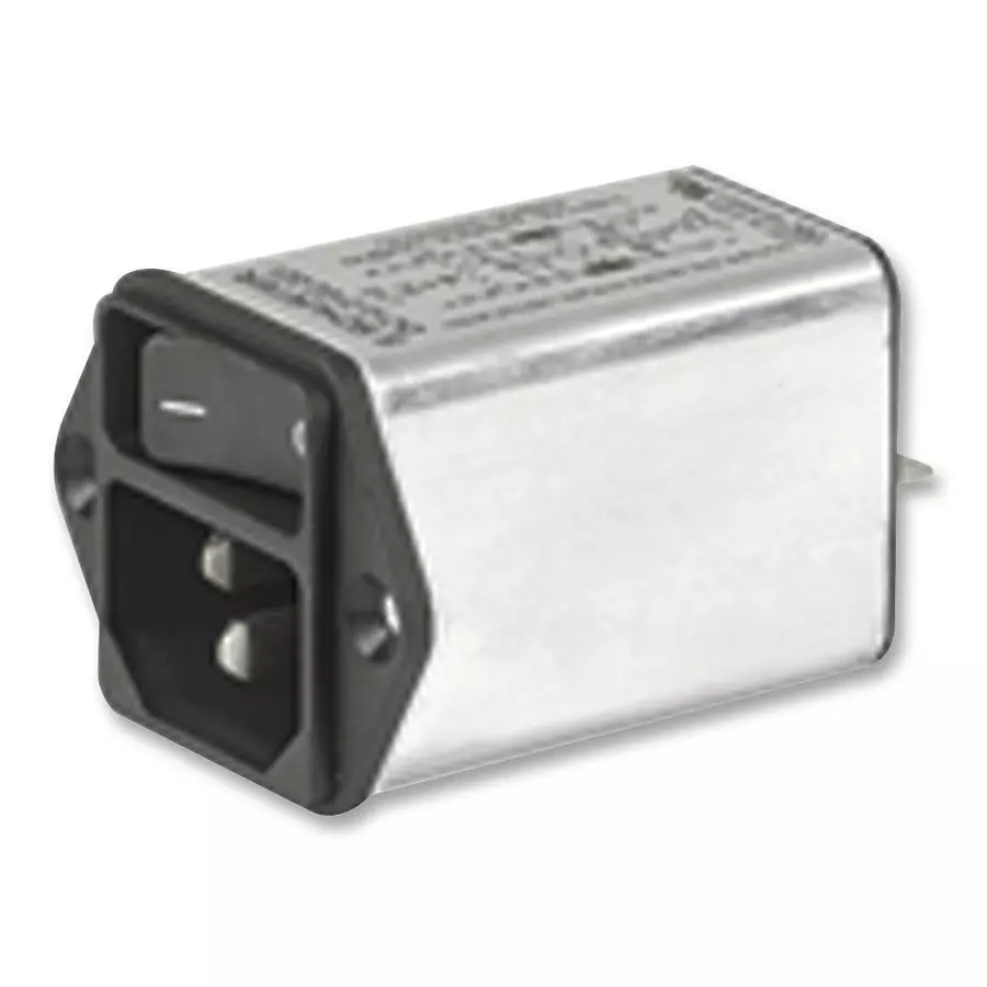 SCHURTER Filter, Inlet, 2 Pole Switched, 4A, DC12.3102.001