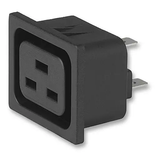 SCHURTER Outlet, Iec, 1.5 mm, 16A, Snap-In, 4797.0015
