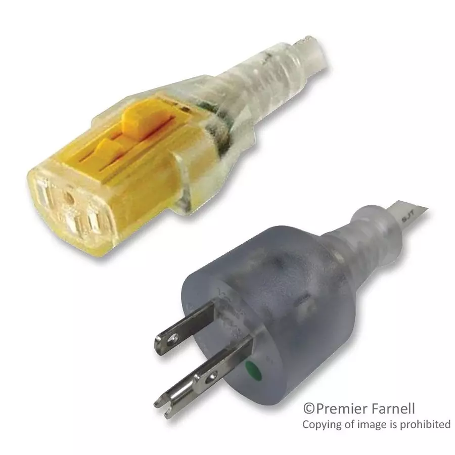 SCHURTER Power Lead, Iec, C13, 3M, 13A, V-Lock, 6051.2121