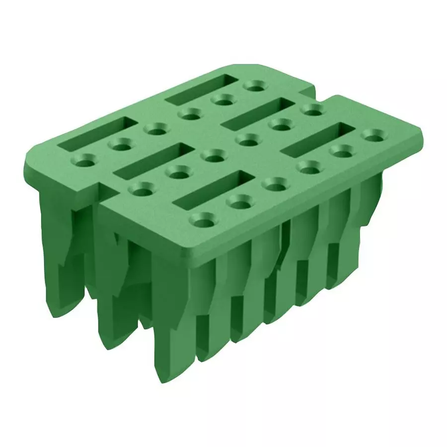 AMPHENOL SINE/TUCHEL WEDGELOCK, 18POS, PLASTIC, GREEN, AWV-18S