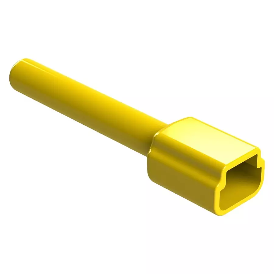 AMPHENOL SINE/TUCHEL BOOT, THERMOPLASTIC, 3POS, YELLOW, ATM3P-BT-YW