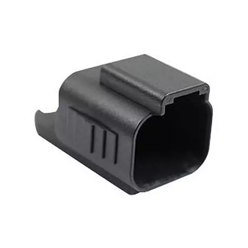 AMPHENOL SINE/TUCHEL PROTECTIVE CAP, THERMOPLASTIC, 2P, BLACK, AT06-2S-CAP