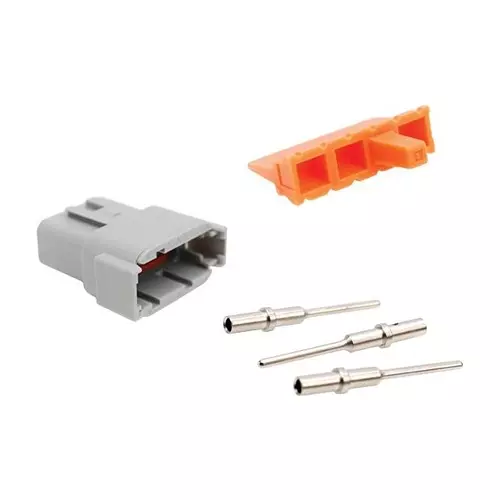 AMPHENOL SINE/TUCHEL AUTOMOTIVE CONNECTOR, RCPT, 12POS, 7.5A, ATM04-12PA-KT01