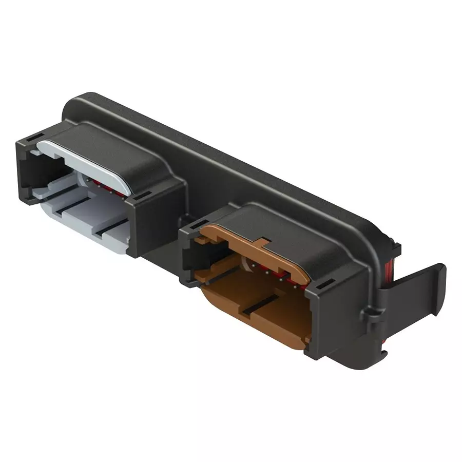 AMPHENOL SINE/TUCHEL AUTOMOTIVE CONN, 24POS, RCPT, 7.5A, 250V, ATM13-12PA-12PD-BM03
