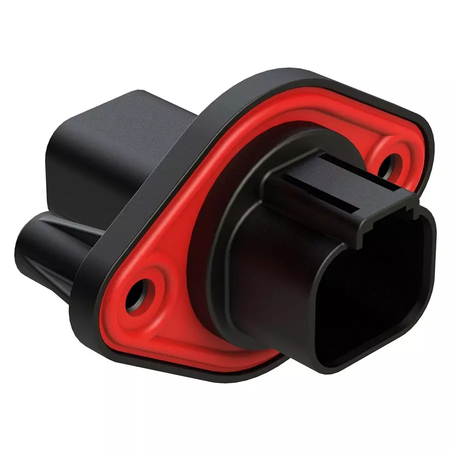 AMPHENOL SINE/TUCHEL RCPT HOUSING, 4POS, THERMOPLASTIC, BLK, AT04-4P-PM11