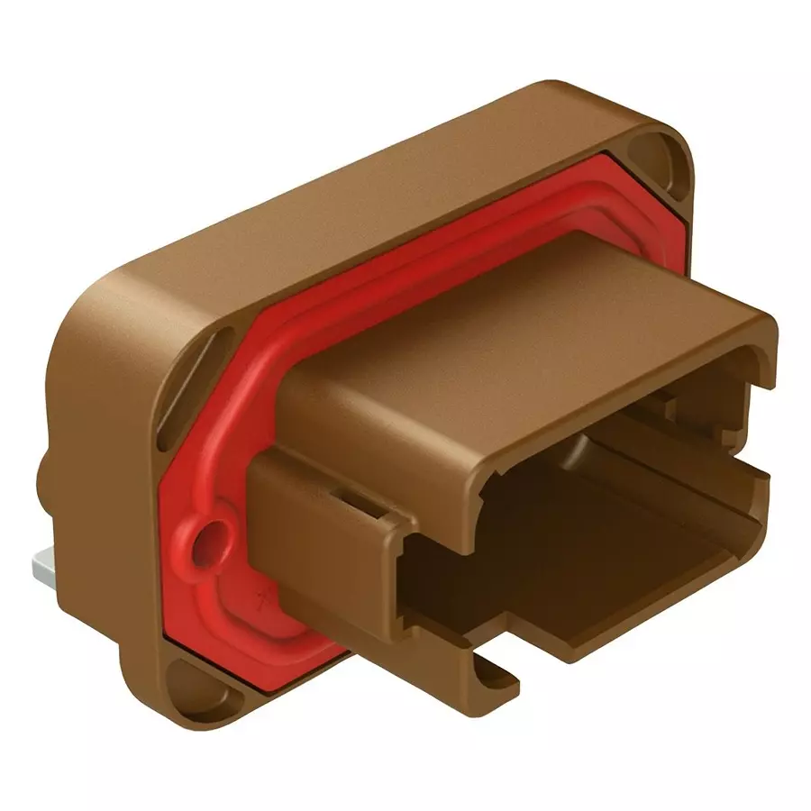 AMPHENOL SINE/TUCHEL AUTOMOTIVE CONN, 12POS, RCPT, 13A, 250V, AT13-12PD-BM16