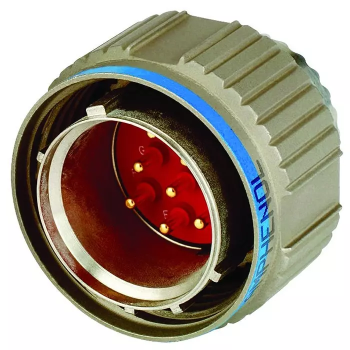AMPHENOL AEROSPACE CIRCULAR CONNECTOR, STRAIGHT PLUG, SIZE C98, 10 POSITION, CABLE, D38999/26WC98PN