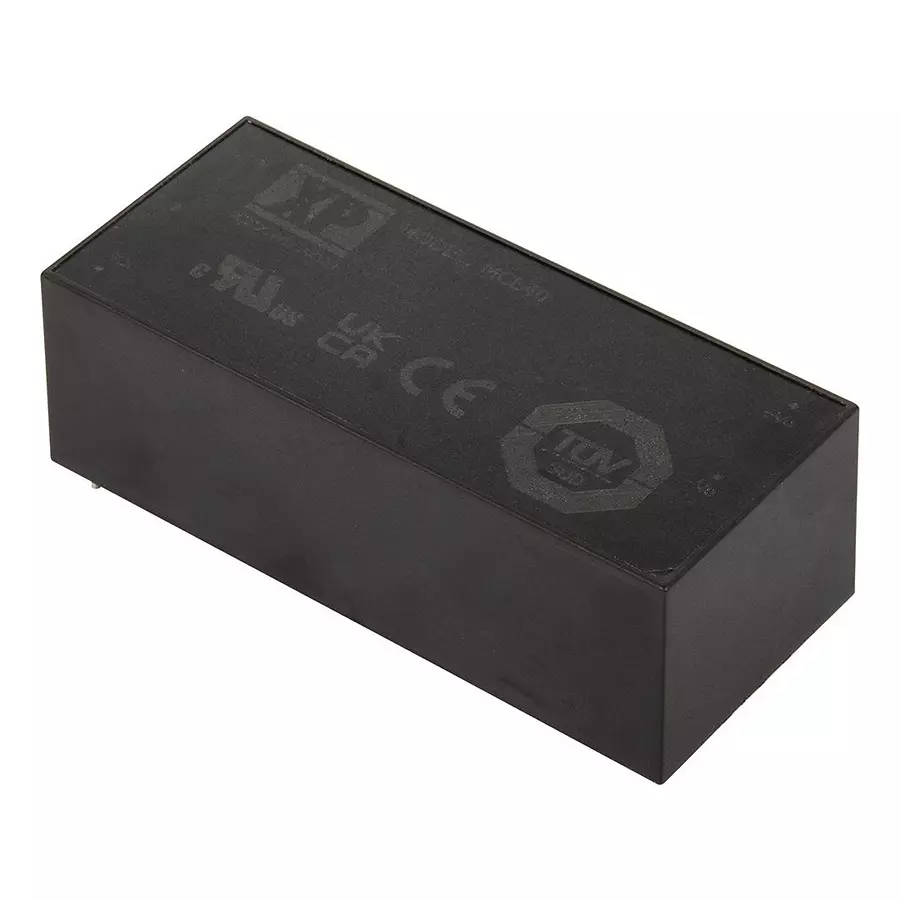 XP POWER POWER SUPPLY, AC-DC, 12V, 3.33A, MCE40US12.
