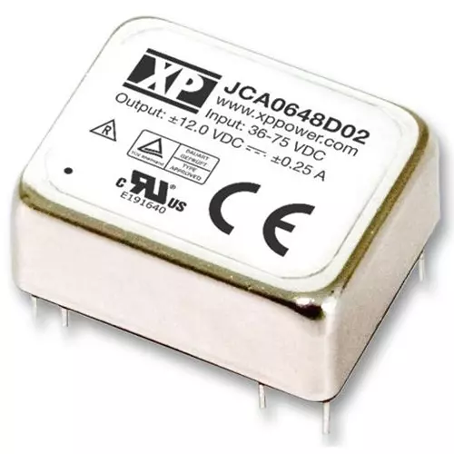 XP POWER CONVERTER, DC/DC, 2O/P, 6W, +/-15V, JCA0605D03
