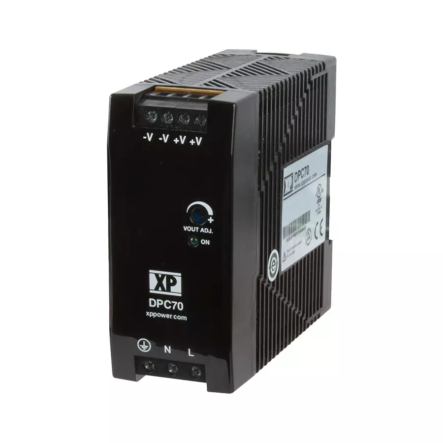 XP POWER POWER SUPPLY, AC-DC, 24V, 3A, DPC70US24