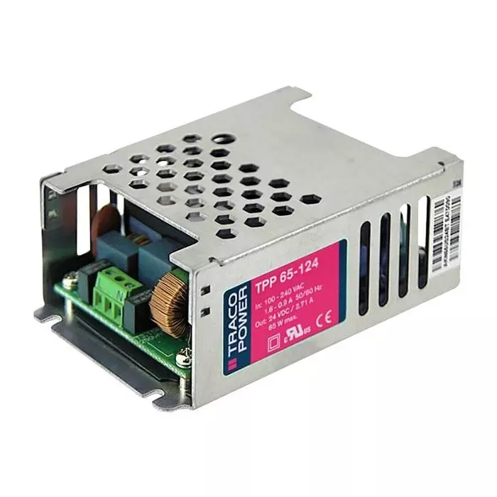 TRACO POWER POWER SUPPLY, AC-DC, 2 O/P, 65W, TPP65-221