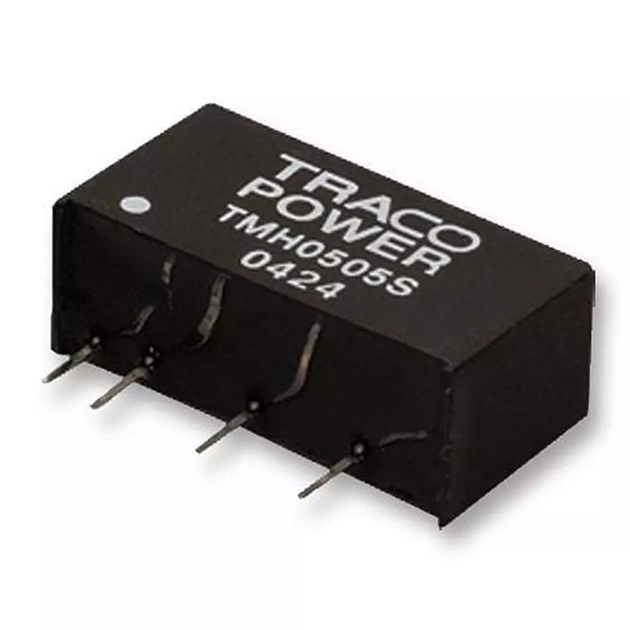 TRACO POWER DC/DC Converter,2W, 5V/0.4A, TMH 1205S