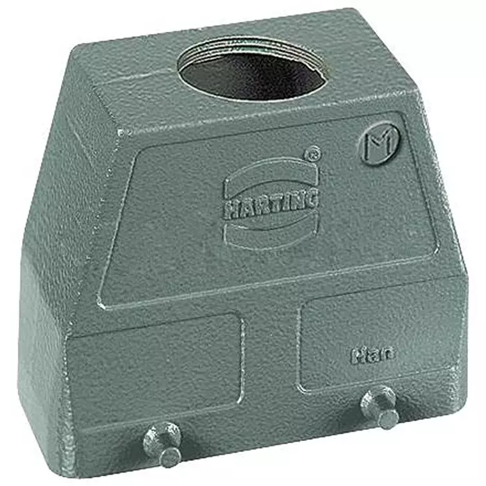 Harting Heavy Duty Hoods / Housings / Bases TOP ENTRY HOOD, SIZE 10B, METAL, 19 30 010 0427