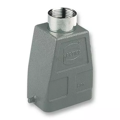 Harting Heavy Duty Hoods / Housings / Bases HOOD, 6B, TOP ENTRY, ALUMINIUM, 09 30 006 0442