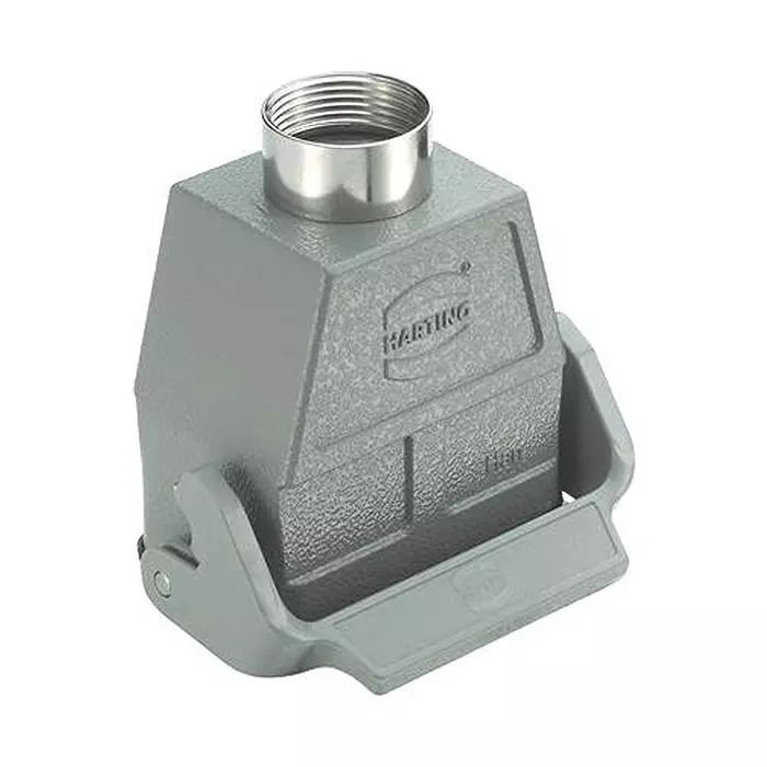 Harting Heavy Duty Hoods / Housings / Bases HEAVY DUTY CONN, 1 LEVER, SIZE 10B, 09300100752