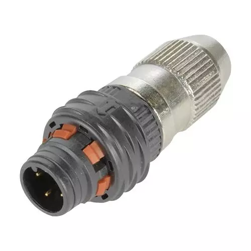 Harting Sensor Connectors SENSOR CONN, M12, PLUG, 4POS, CABLE, 21031111415