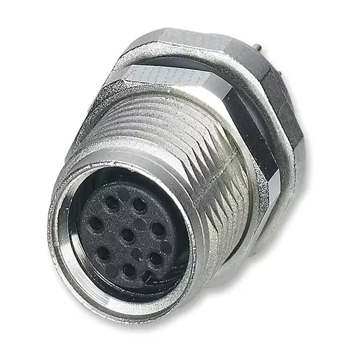 Phoenix Contact Sensor Connectors SENSOR CONNECTOR, M8, RCPT, 8P, PANEL, 1424237