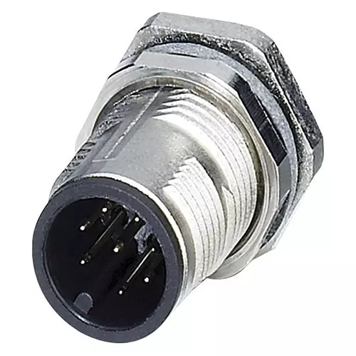 Phoenix Contact Sensor Connectors SENSOR CONNECTOR, M12, PLUG, 8POS, PANEL, 1551862