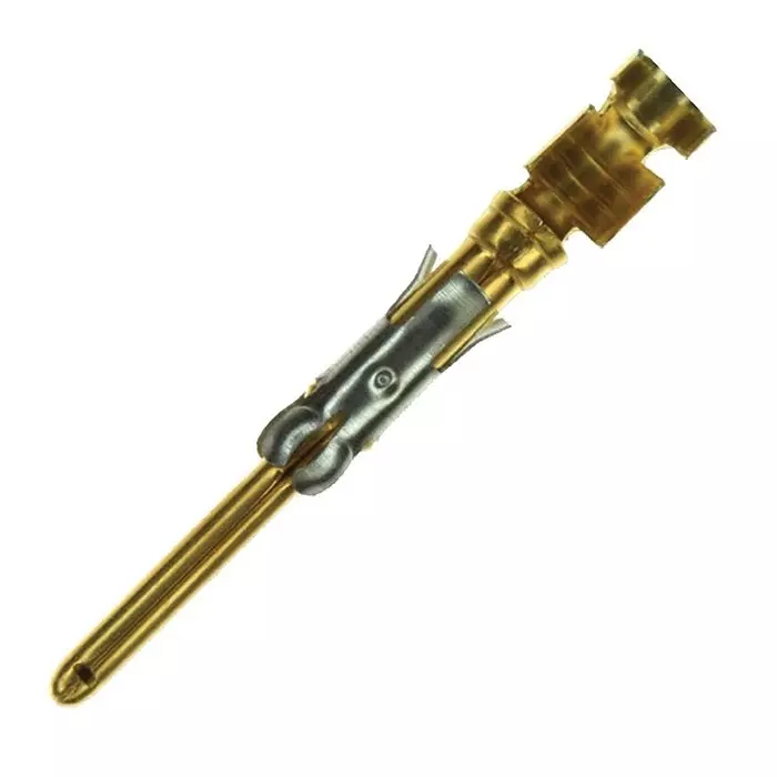 AMP - TE CONNECTIVITY CIRCULAR CONTACT, PIN, CRIMP, 14AWG, 1-66597-0