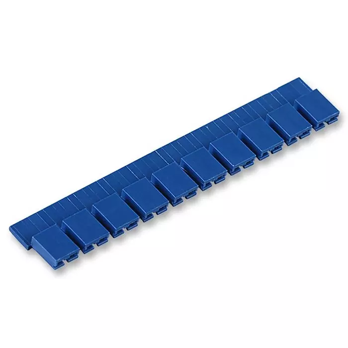 AMP - TE CONNECTIVITY LINK, SHORTING, BLUE, GOLD, PK10, 382811-2