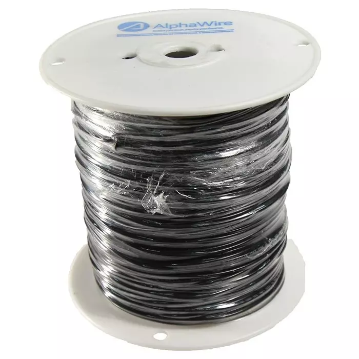 BELDEN HOOK UP WIRE, 1000FT, 22AWG COPPER BLACK, 83005 0101000 (Pack of 1000)