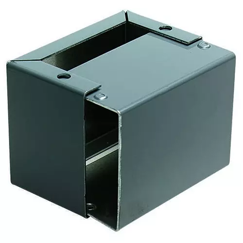 BUD ENCLOSURE, BOX, ALUMINIUM, GRAY, CU-2111-B